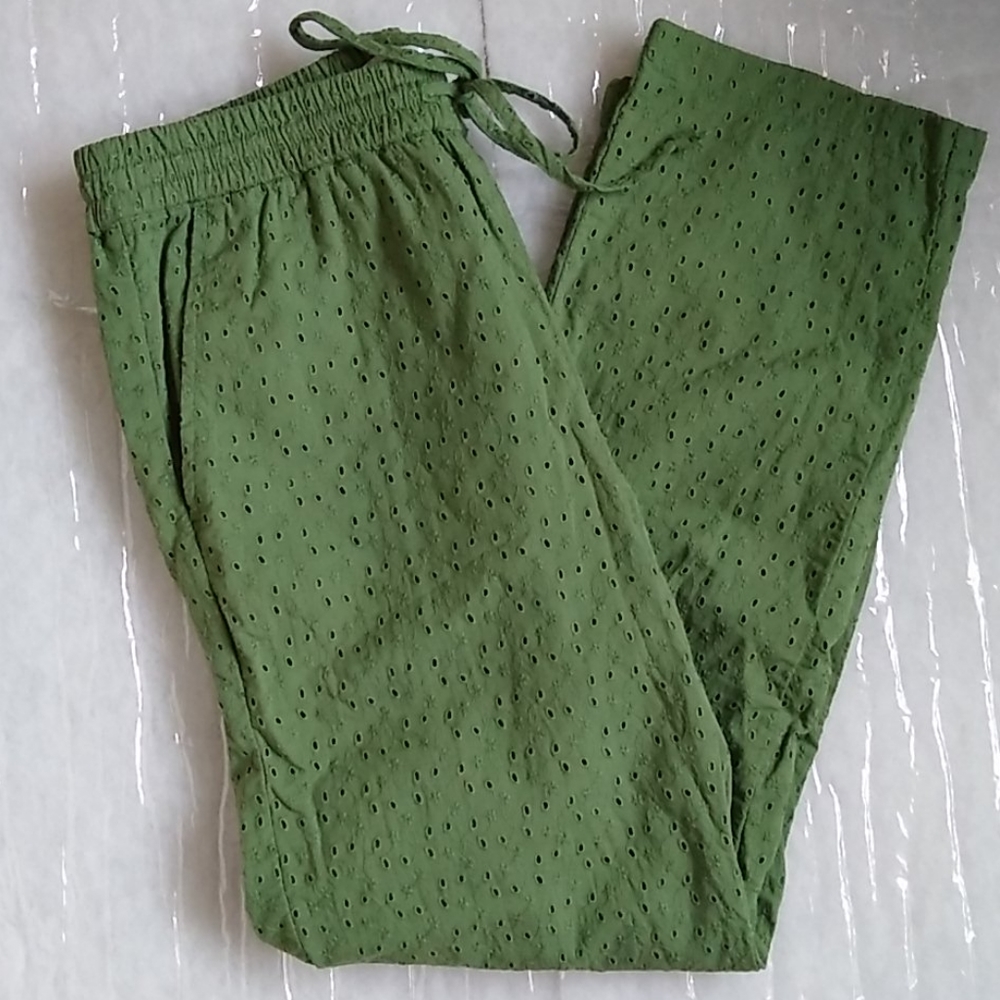 J. Crew Cropped Drawstring Pants